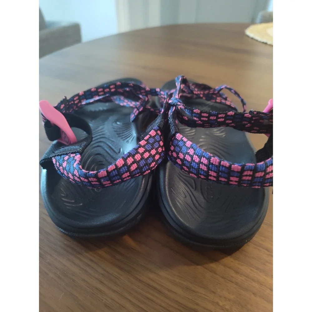 Chaco Womens Z Cloud 2 Sandals Pink Blue Black Strappy Athletic Hiking Size 7